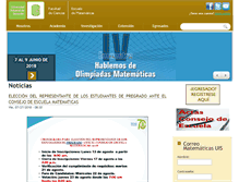 Tablet Screenshot of matematicas.uis.edu.co